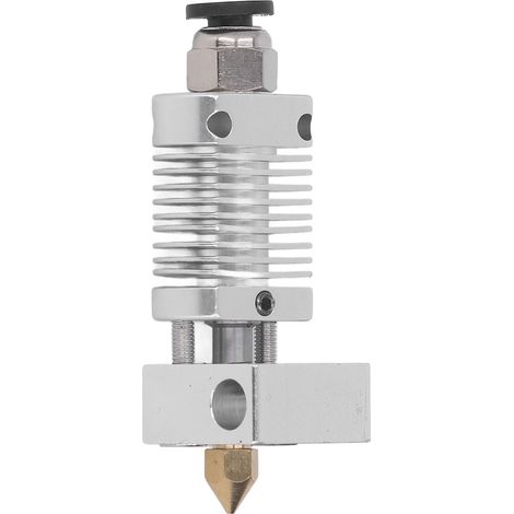 Tête d'extrusion pour imprimante 3D avec buse filetée 0,4 mm, hotend en argent, pièce de rechange compatible (1/5)