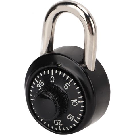 Cadenas de sécurité à combinaison, étanche, en acier trempé traité thermiquement, pour salle de sport.