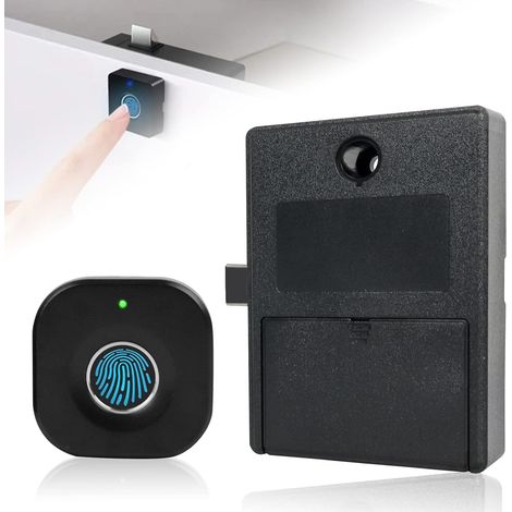 Serrure à Empreintes Digitales pour Meubles - Serrure Intelligente USB Rechargeable, Sans Clé, Pour Armoire et Meubles à Sécuriser (1/5)