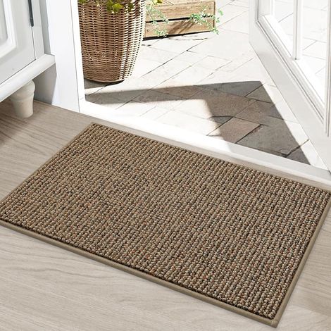 1 Tapis D'entrée 50x80cm, Polypropylène Dense, Dos Tpr Antidérapant, Pour Entrée Et Couloir (1/5)