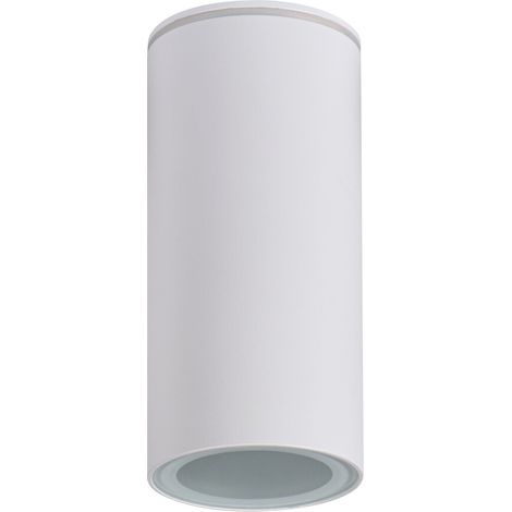 Spot plafond blanc rond 15 cm IP65 E14 10W Kanlux Aqilo (1/5)