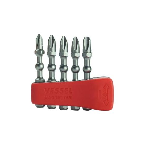 Embout De Vissage Impact Ball 50Mm Tx + Etui Magnet Lot De 5 Vessel
