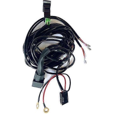 Interrupteur de projecteur LED pour voiture avec câblage, compatible avec 300W, plastique noir, compatible avec les normes JB74 et JB64 (2019-2025 fdq). (1/5)