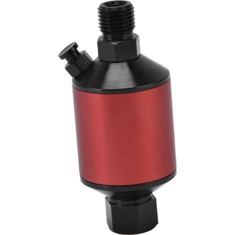 1/4"-Wasser-Öl-Abscheider, Luftfilter für Kompressoren, pneumatische Teile für Farbspritzpistolen und Luftpumpen, rot (1/5)
