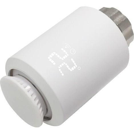 Tête Thermostatique Radiateur Zigbee, Vanne Thermostatique Connectée Programmable, Thermostat Radiateur avec Alexa/Google Assistant, Smart Life APP Contrôle, Tuya Zigbee Gateway Requis (1/5)