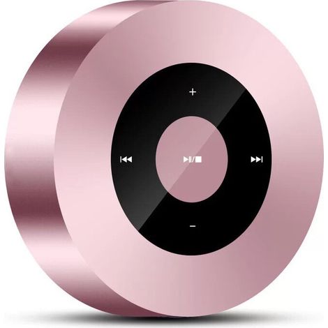 [Smart Touch] Enceinte Bluetooth  Premium or rose Mini Haut-parleur avec étui étanche Portable Micro AUX 15H Son de Cristal (1/4)