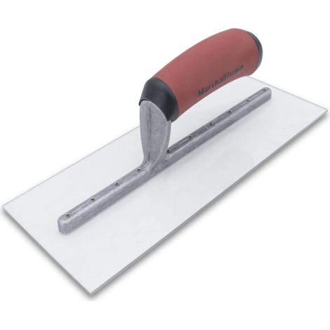 Frattazzo lisciante Marshalltown con manico DuraSoft, cazzuola in plastica, dimensioni: 279x114 mm (1/4)