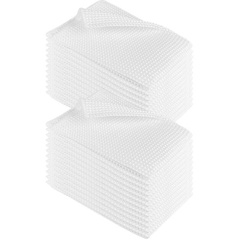 Panno Per La Pulizia In Microfibra Waffle Nido Ape Ultra Assorbente Resistente Multiuso Canovaccio Finestra Specchi Vetri Cucina Bagno Auto Misura Grande XXL 40x40 Straccio Magico Asciugamani No Peluc (1/5)