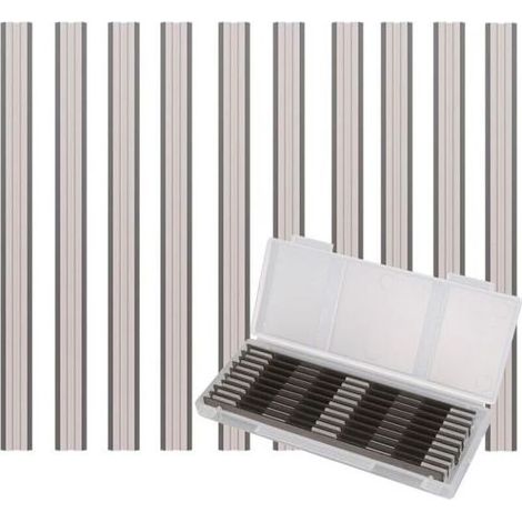 Lntyq 10 Pièces Ensemble de Rabot Electrique Lame, 82x5.5x1.1mm, pour Rabots Makita, Black & Decker, Bosch, DeWalt et Elu (1/5)