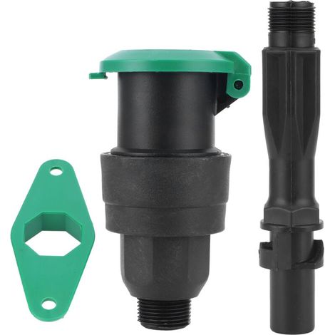 Valve d'admission d'eau rapide 3 pièces/ensemble G3/4, aménagement paysager, Irrigation de pelouse, raccord rapide (1/4)