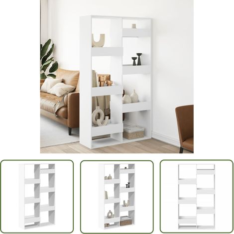 vidaXL Raumteiler Weiß 100x33x175 cm Holzwerkstoff (1/5)