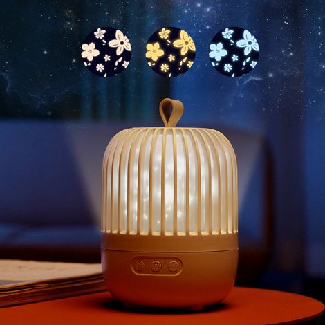 Projecteur LED Étoile Galaxie pour enfants, rechargeable par USB, veilleuse d'ambiance, projecteur musical rotatif (1/5)
