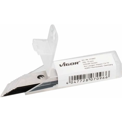 VIGOR Trapez-Ersatzklingen V1447 10-teilig 10 Stk (1/4)