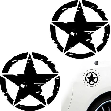 Adesivi in 2 pezzi, applicabili al bagagliaio o alla portiera dell'auto, grafiche per cofano/carrozzeria adatte alla maggior parte dei veicoli, adesivi per moto (1/5)