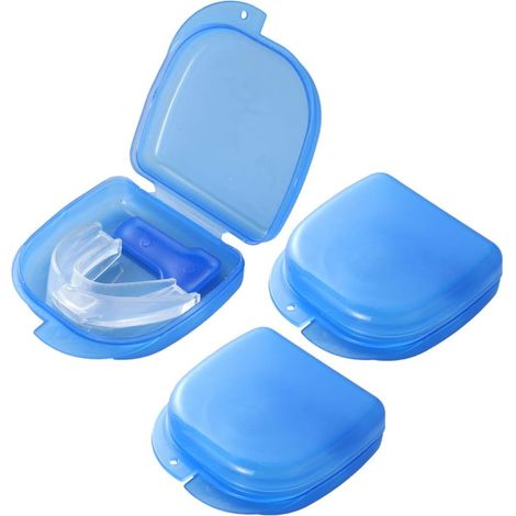 Gouttière Dentaire Nuit - Protection Contre Le Bruxisme - Adaptation Thermoplastique - Pour Adulte - 3 Pièces (1/5)