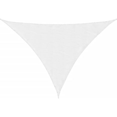 Maison Exclusive - Parasole a Vela Oxford Triangolare 3x4x5 m Bianco
