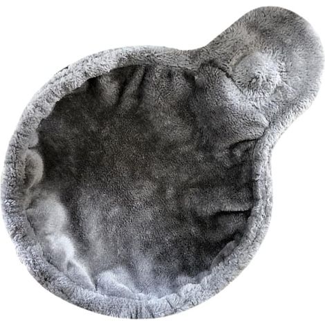 Hamaca de felpa suave para gatos, perfecta para marcos de escalada para gatos de bricolaje, con postes rascadores para un fácil montaje, hamaca colgante con cuchara para gatos engrosada adecuada para 