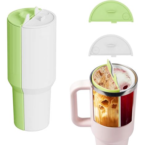 Accessoires pour coupe Stanley, séparateur de boissons, doublure en silicone, accessoires pour Stanley 40oz, séparateur de boissons 2 en 1 (1/5)