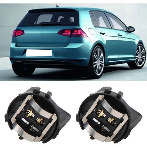 Paire de douilles de feux arrière H7 TK-206 compatibles avec Volkswagen Golf 7 (1/5)