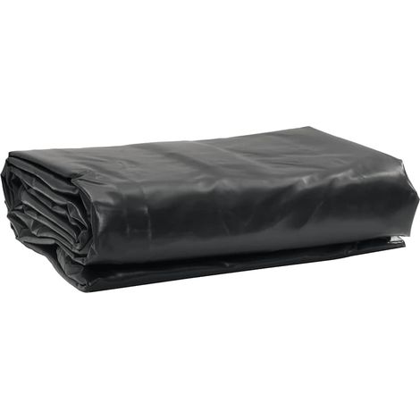 Bâche noire 1 x 2,5 m 650 g/m²