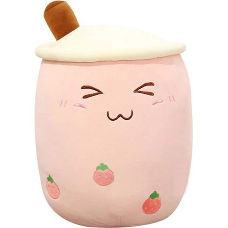 Peluche Bubble Tea Boba 24cm, Câlin Doudou Taro, Oreiller Manchon Léger, Jouet Tendance Japonais, Cadeau Kawaï (1/4)