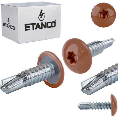 Tornillos autorroscantes GT3 PH 4,8x19mm RAL 8004 (1/5)