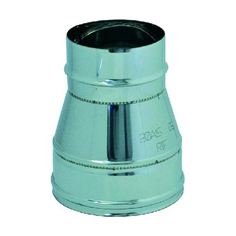Aumento Maggiorazione Tubi Stufa In Acciaio Inox  13 M -   Cm 18 F