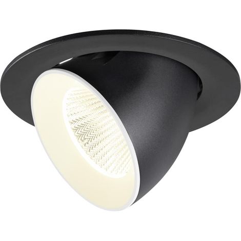 Encastré downlight NUMINOS® GIMBLE L 4000 K 40° IP20 rond noir / blanc - SLV - 1009743 (1/4)