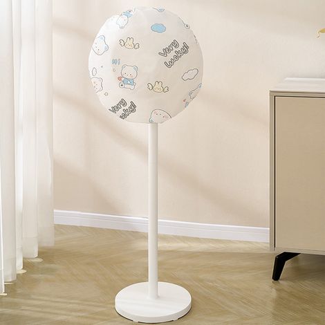 Couvercle De Protection Pour Ventilateur - Maille Antidouleur En Polyester - Diamètre 45 Cm - Blanc - Pour Ventilateurs Sur Pied Ou Sur Table - 1 Pièce (1/5)