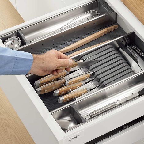 Cuchillero Orga-Line Blum - EUROBOX PLUS - Porta cuchillos Blum Orga-Line (1/4)