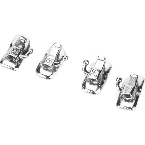 Lot de 2 tubes buccaux orthodontiques dentaires à coller, outils de soins dentaires, matériel médical, Roth première molaire (1/5)