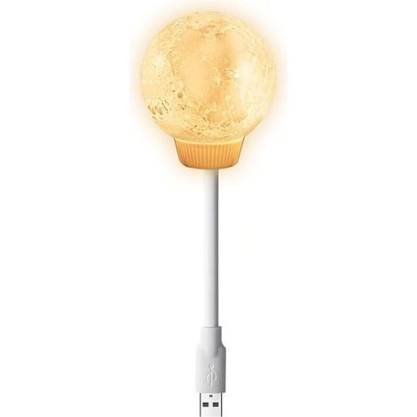 Moon Lights for Bedroom, Moon Lamp LED Moon Lamp Night Light USB Powered Voice Control with Timers Bedroom Decor, Smart Dimmable Bedside Lamp (1/5)