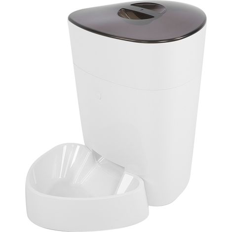 Distributeur automatique de croquettes intelligent pour chiens et chats, en plastique, sans piles. (1/5)
