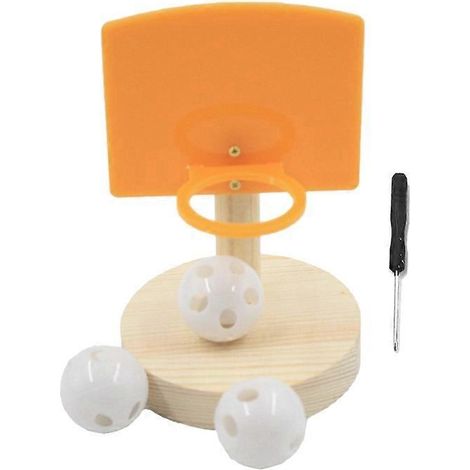 Petits oiseaux jouets à mâcher, panier de basket perroquet accessoire, perruche cloche balles puzzle cadeau