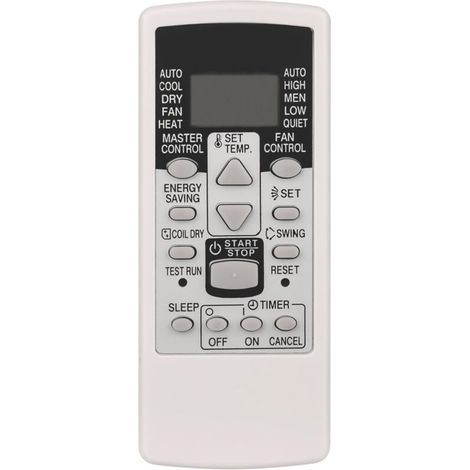 Mando a distancia de repuesto compatible con aires acondicionados Fujitsu AC A/C AR-RCD1C AR-RCD1E RCE1E, no original.