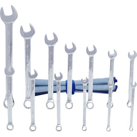 KS Tools CHROMEplus Ringmaulschlüssel-Satz, abgewinkelt, 13-tlg - 518.0643 (1/5)