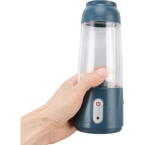 Elektrischer Zitrusentsafter mit 300 ml Fassungsvermögen, 1200-mAh-Akku, einfache Bedienung, USB-Ladefunktion, handliches Format, dunkelgrün. Ideal fürs Büro. (1/5)