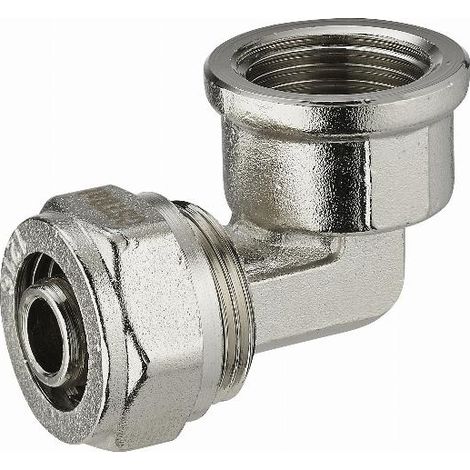 Kompressionsbogen für Mehrschichtverbundrohr NOYON & THIEBAULT - Ø 16 mm zum Anschrauben weiblich F1/2' (15x21) - 3940-1516L1