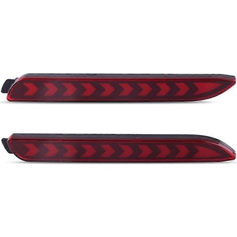 Feu arrière à LED avec clignotants séquentiels et feu stop pour pare-chocs avant Vellfire Alphard RX300 (1/5)