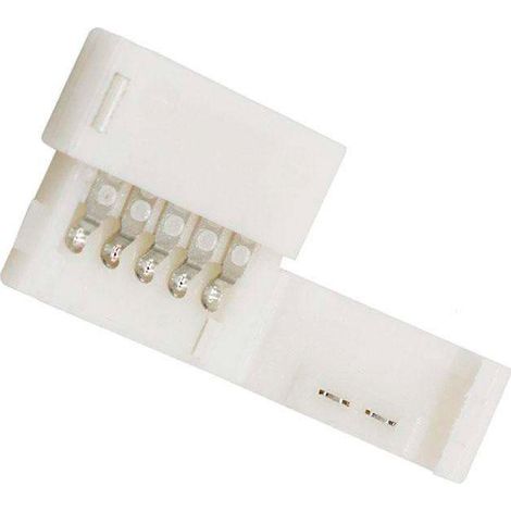 Unión / conector rígido Pin Click para tiras LED RGBW 5 pin