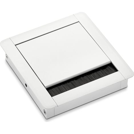 Kabeldurchlass STAVO aus Aluminium 120 x 128 mm weiß