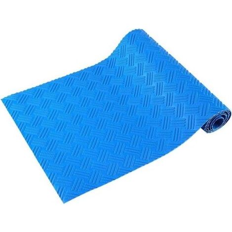 Tapis Échelle Piscine, 90x 23cm/ 35.4 x 9.1in Tapis d'échelle pour piscines Hors Sol, Tapis Escalier de Piscine avec Texture Antidérapante, Protecteur Piscine pour Cuisine Salle de Bain (1/5)