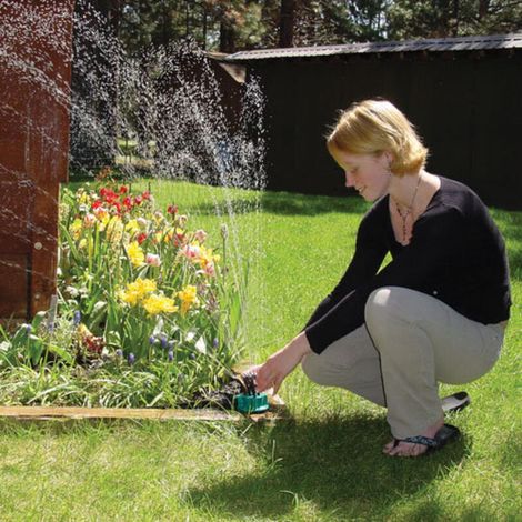 Arroseurs de jardin automatiques à 360 degrés arrosage herbe pelouse buse rotative système d'arrosage rotatif fournitures de jardin sprinkervalve