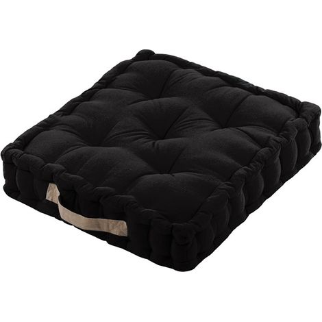 Cuscino sa Stof duo 45x45 nero/lino