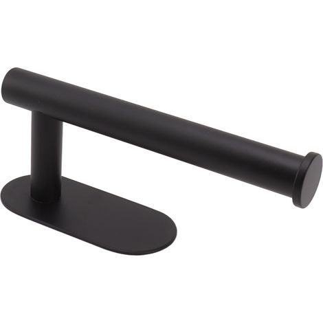 Porte-rouleau mural en aluminium, support pour essuie-tout, rouleau de papier toilette, usage multiple pour salle de bain et cuisine (1/5)