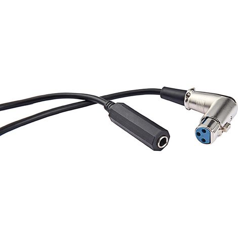 Right-angle XLR female to 6.5 mm female jack audio cable, 6.35 mm female to XLR male triple-conductor cable for mixing console microphone (1/5)