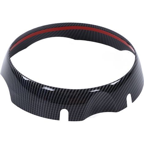 Cornice di rivestimento per navigatore in fibra di carbonio Yctze, ricambio per F55 5 porte hatchback 2014-2021, F57 2 porte cabriolet 2016-2021, protezione, installazione (1/5)