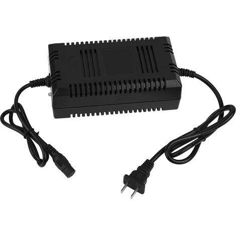 Chargeur batterie 36V pour trottinette électrique, vélo électrique, connecteur mâle 3 broches, prise US (1/5)