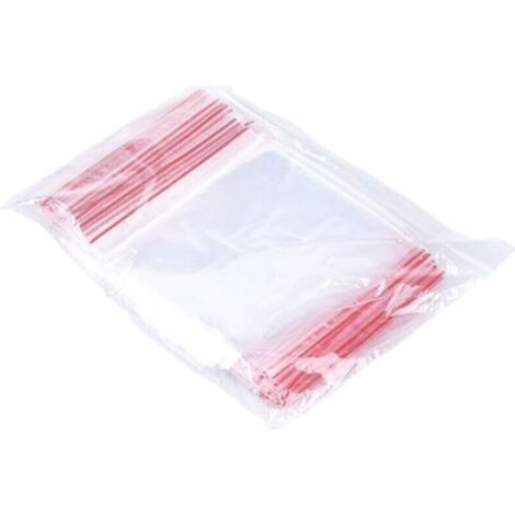 Office Products – Lot de 100 sachets transparents avec fermeture à glissière, sacs en polyéthylène basse densité, adaptés à un usage alimentaire, 5 x 7 cm (1/2)