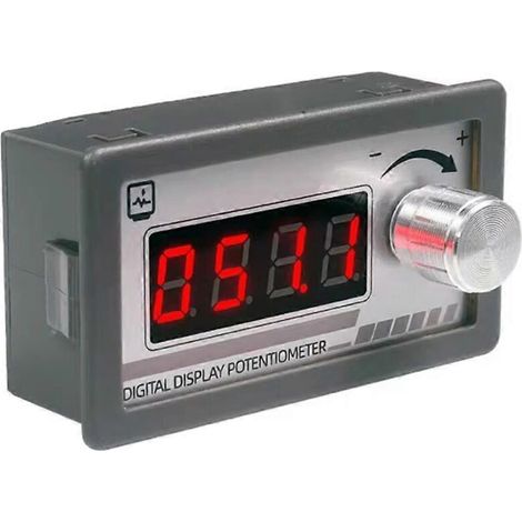 Potentiomètre à affichage numérique, résistance variable de 10 kΩ, simulateur de signal de résistance pour la régulation de vitesse (1/5)